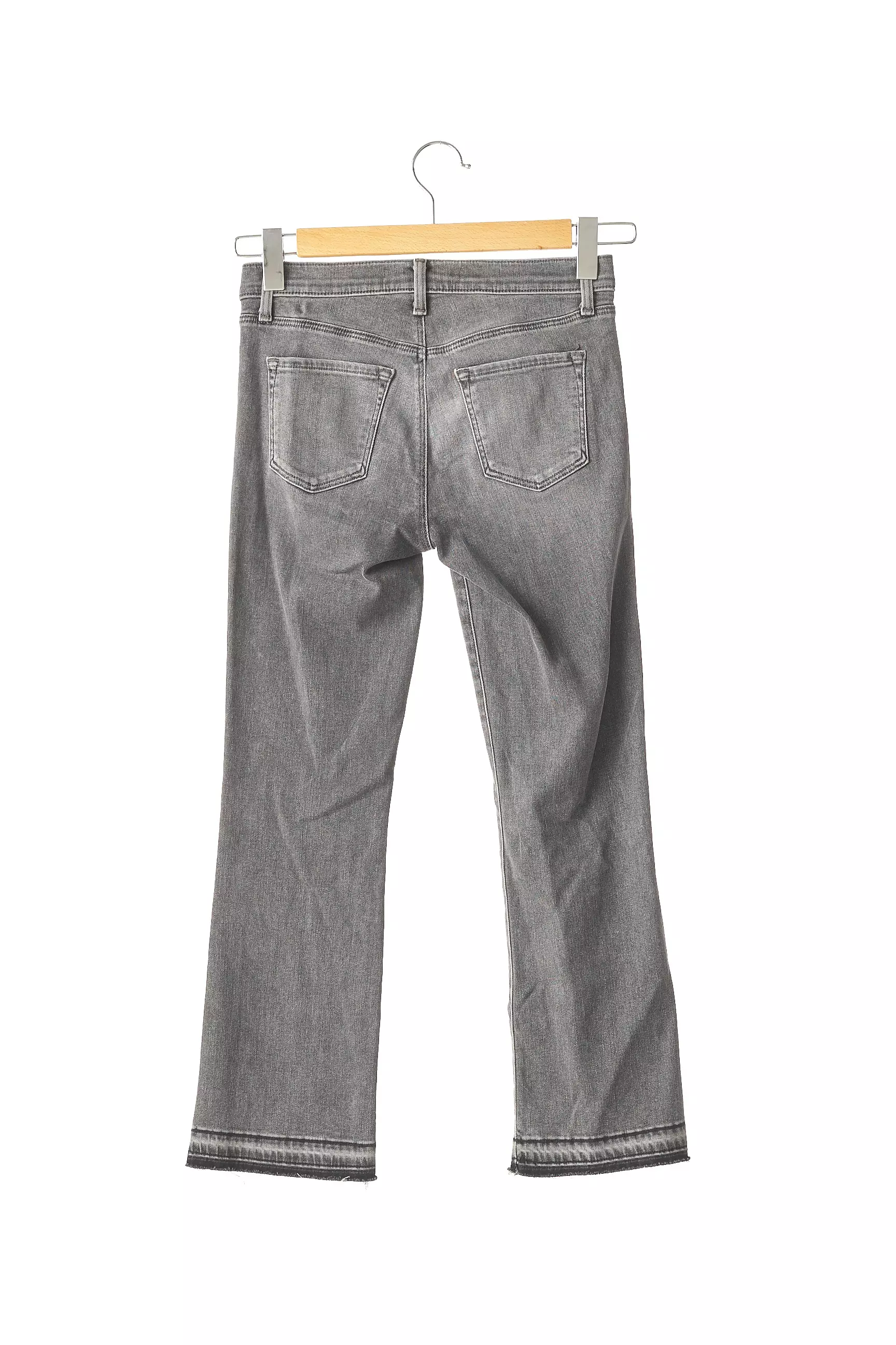 J Brand Pantalon7 8 Femme couleur gris