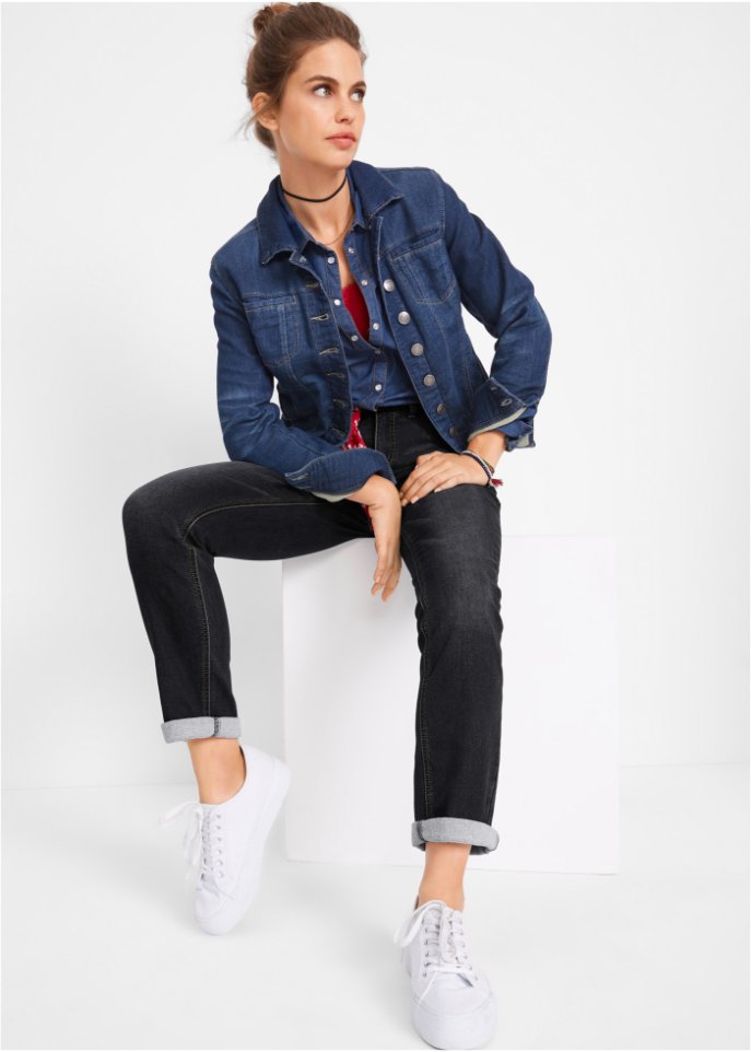 Thermojeans mit kuscheliger Innenseite, Boyfriend