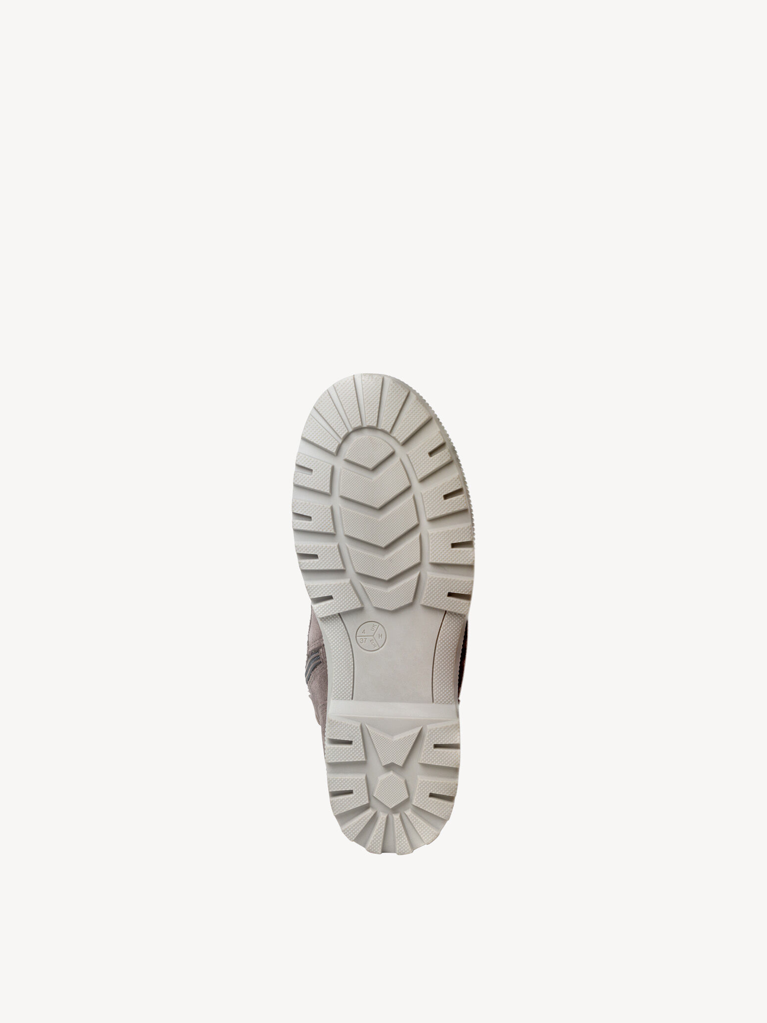 Bottine en cuir - gris