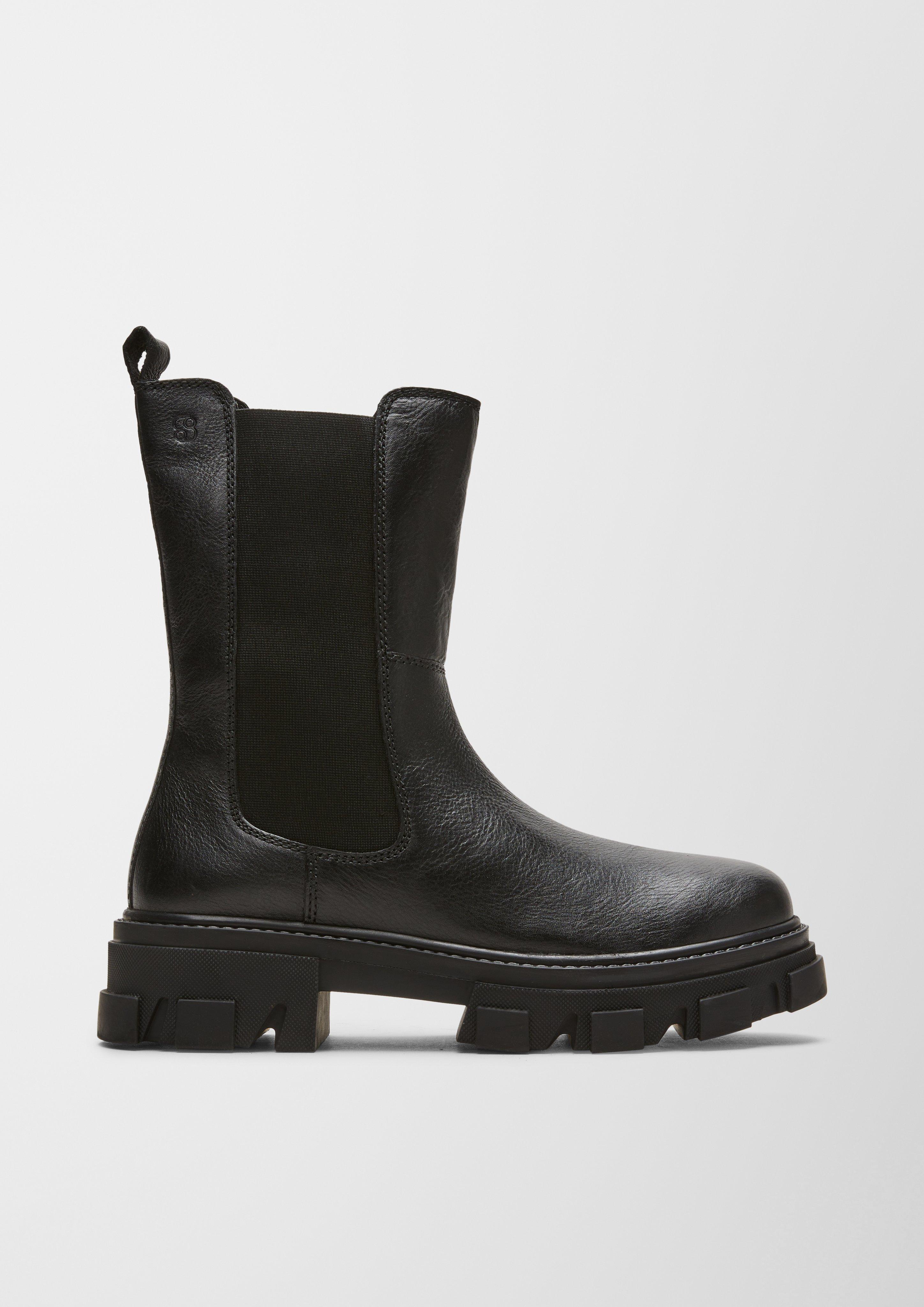 Chunky Boots aus Glattleder  6006594-001