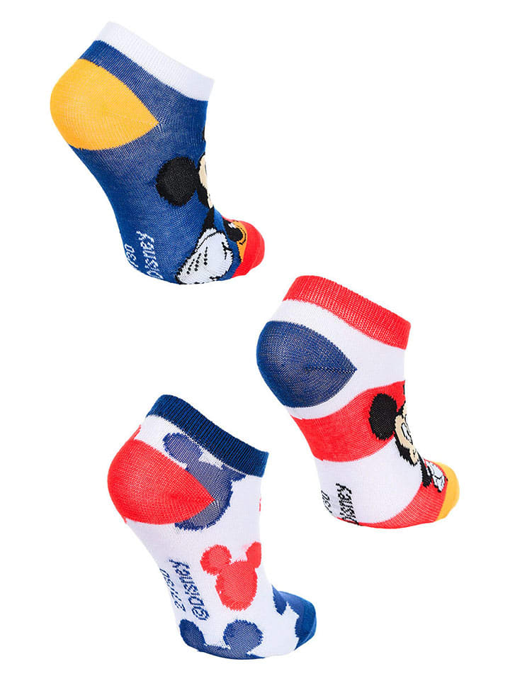 Disney Mickey Mouse 3er-Set: Socken 
