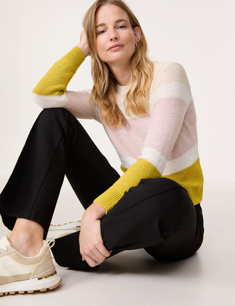 Pullover mit Colourblocking