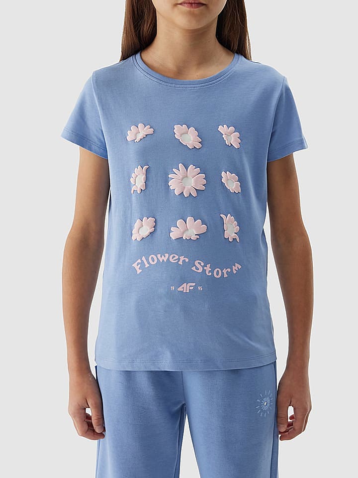 4F Shirt in Blau günstig kaufen 146/152