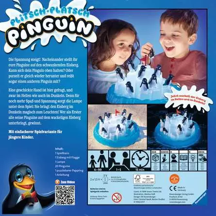 Plitsch - Platsch Pinguin - Kinderspiel ab 4 Jahren