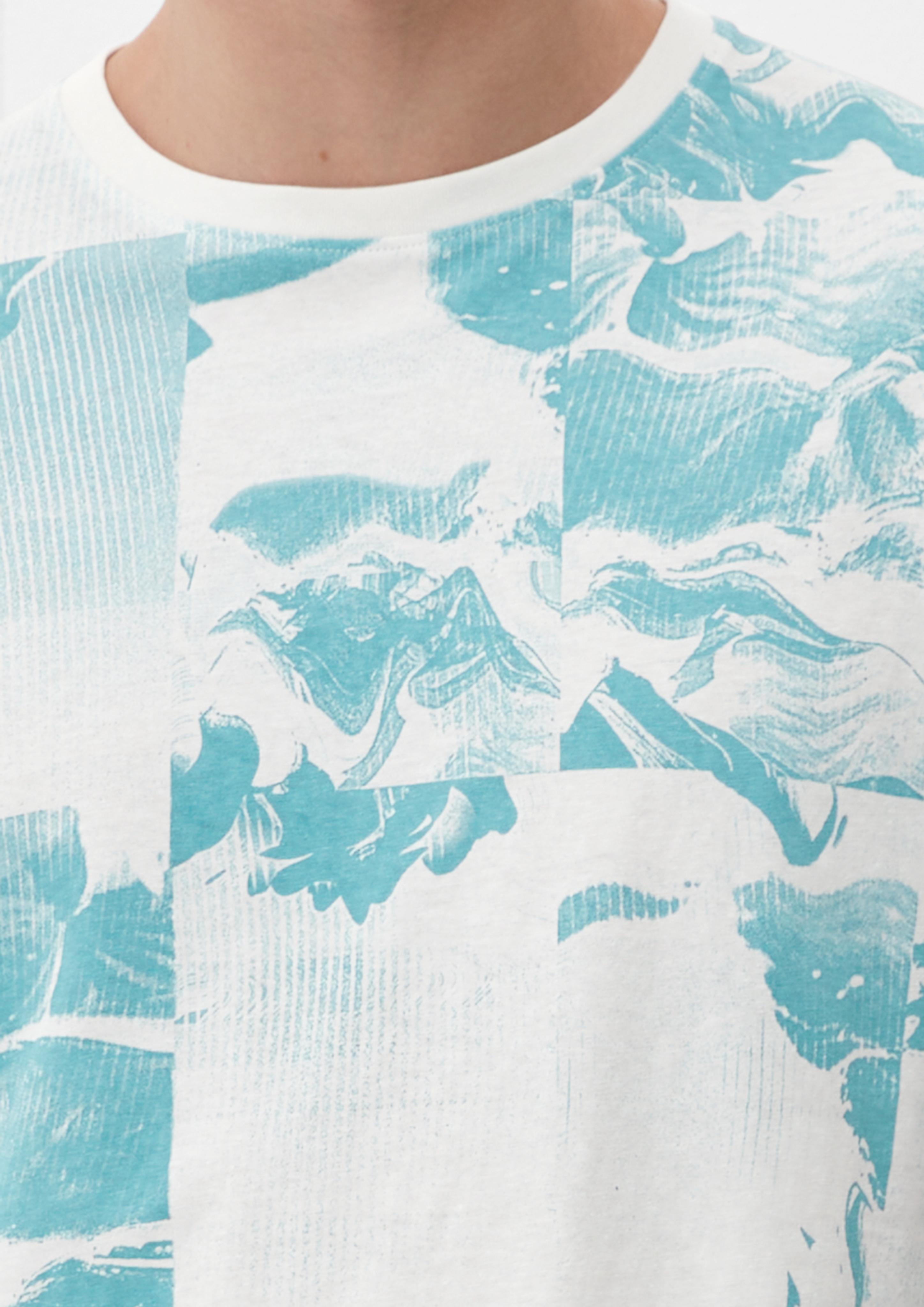 T-Shirt mit Alloverprint  2129839-01A9