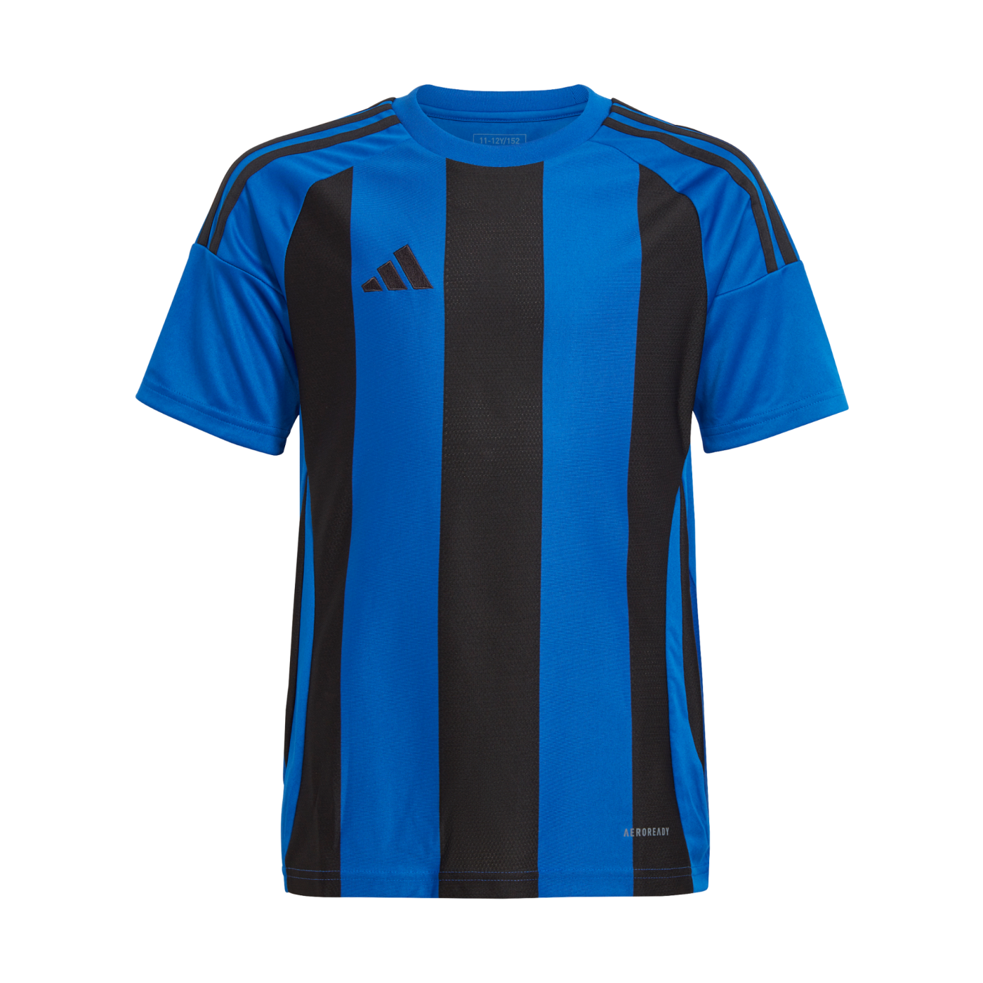adidas Striped 24 Trikot Kids Blau Schwarz