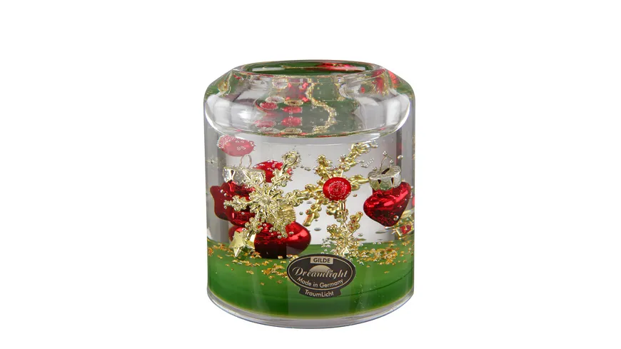 GILDE Dream Candela Smart Christmas Star H=8cm grün