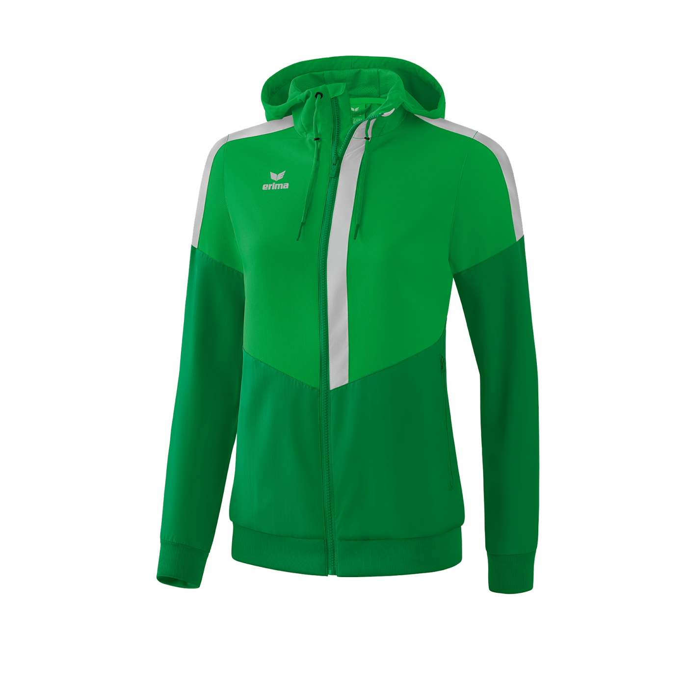 Erima Squad Präsentationsjacke Damen Grün Grau