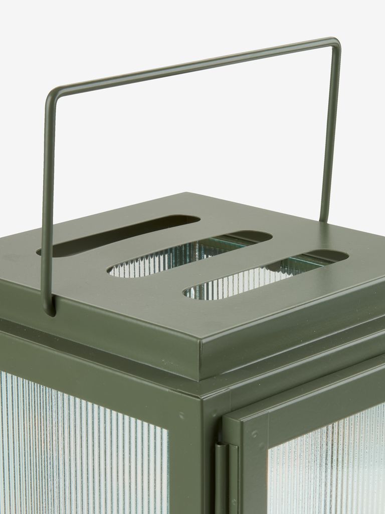 BRUMBASSE Kerze BRUMBASSE B15xL16xH28cm olivgrün