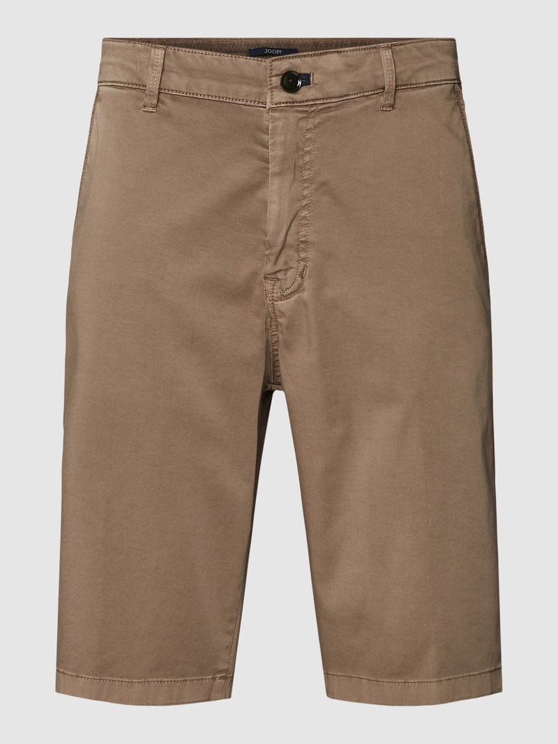 Bermudas mit französischen Eingrifftaschen Modell 'Halvar' in beige