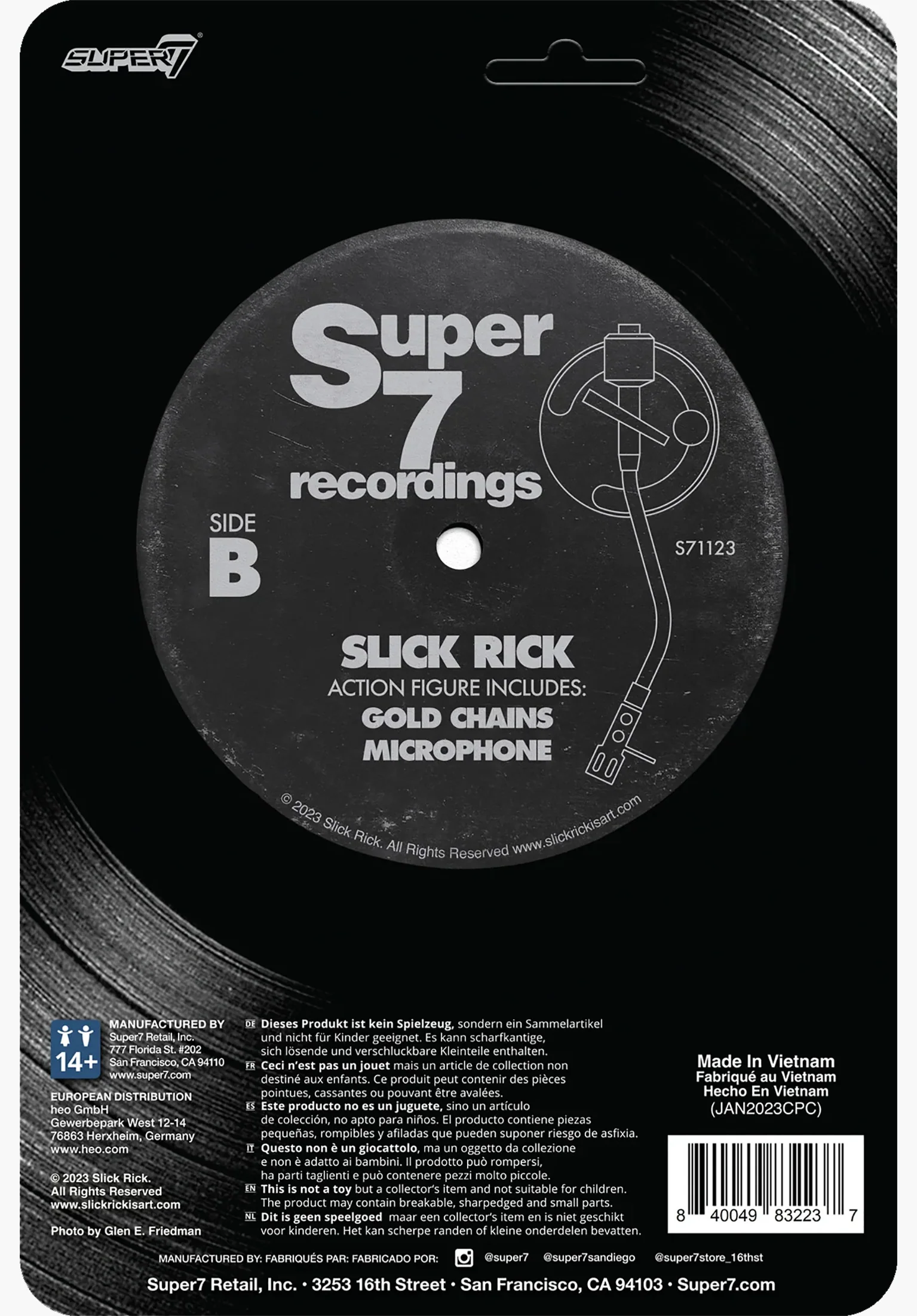 Slick Rick ReAction Figure - Slick Rick Great Adve