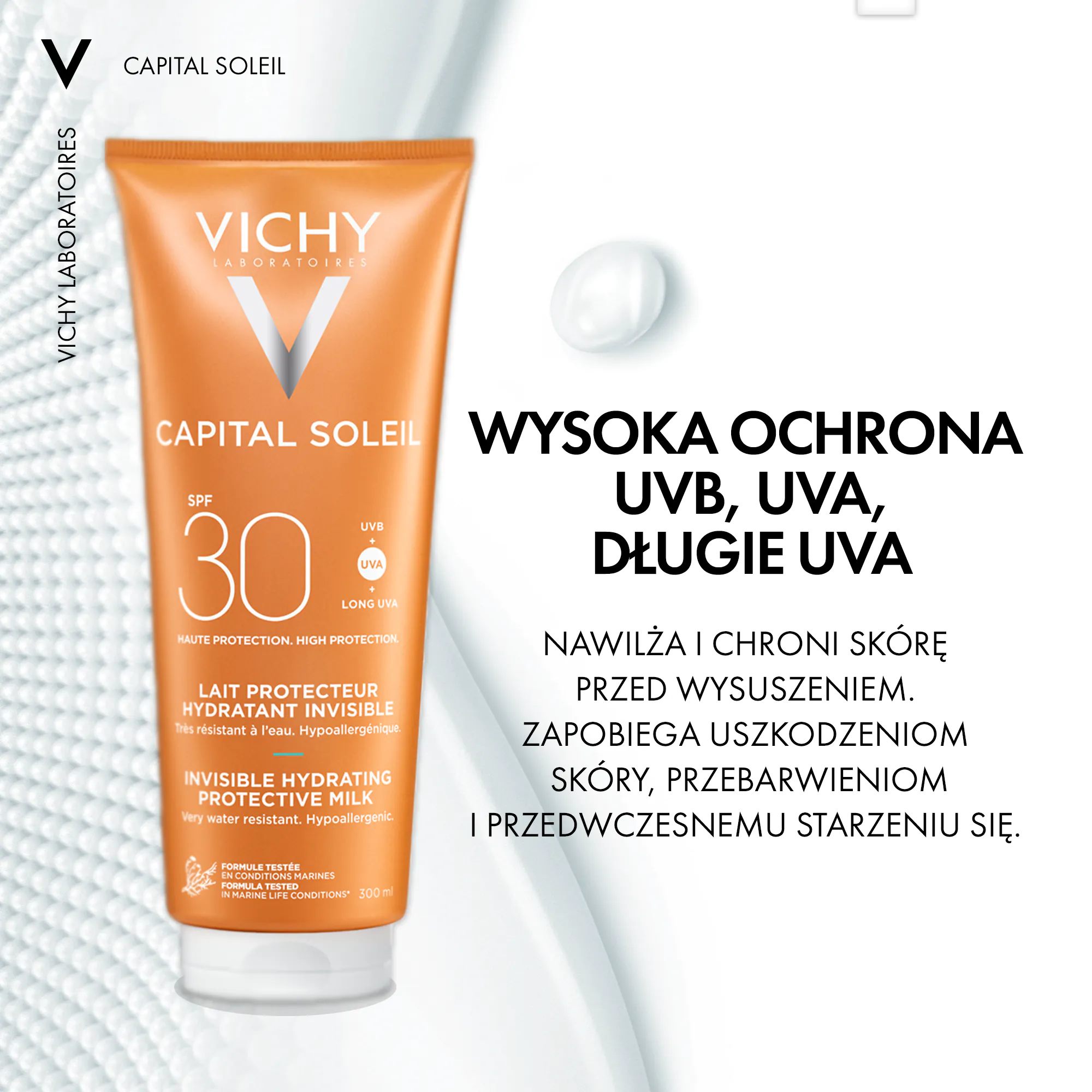 Vichy Capital Soleil hidratantno zaštitno mlijeko za tijelo SPF30