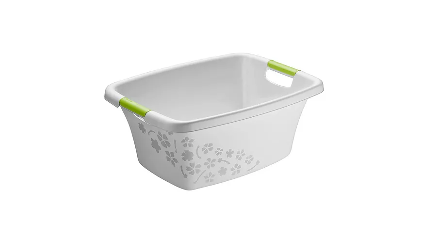 rotho Flowers Wäschewanne 25 l cool grey