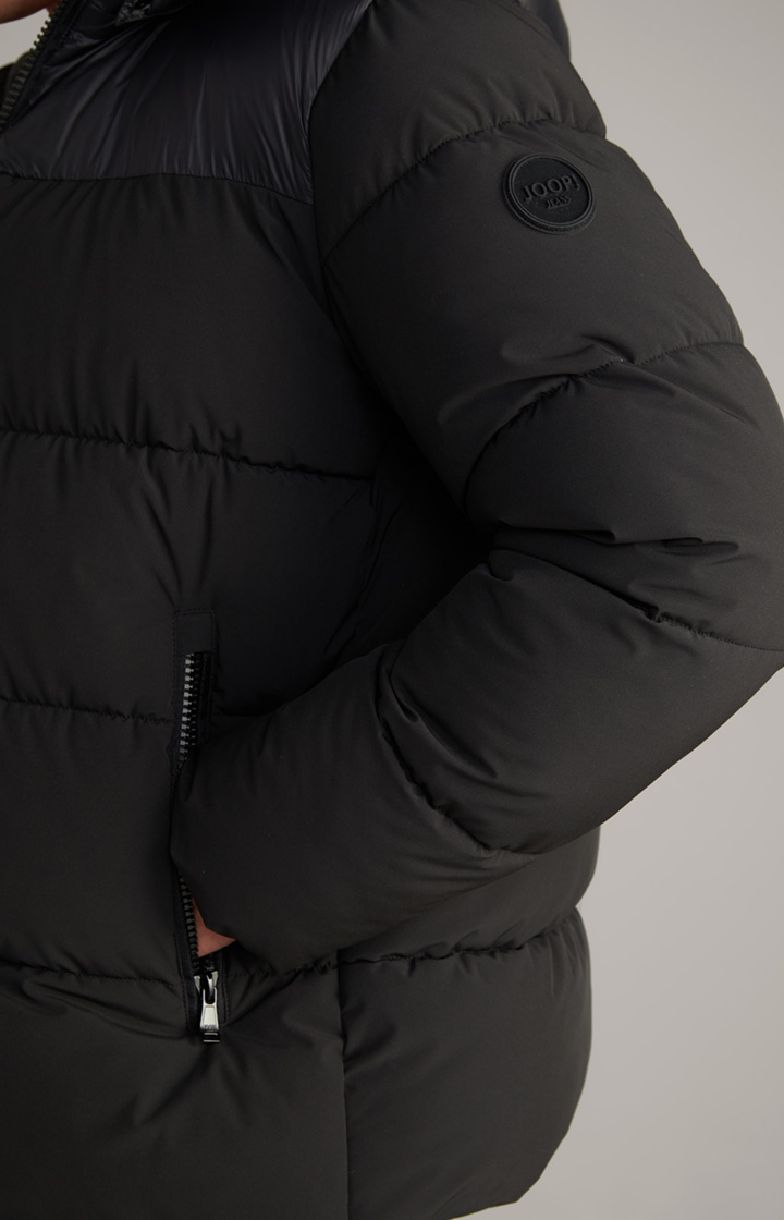 Steppjacke Joshas in Schwarz
