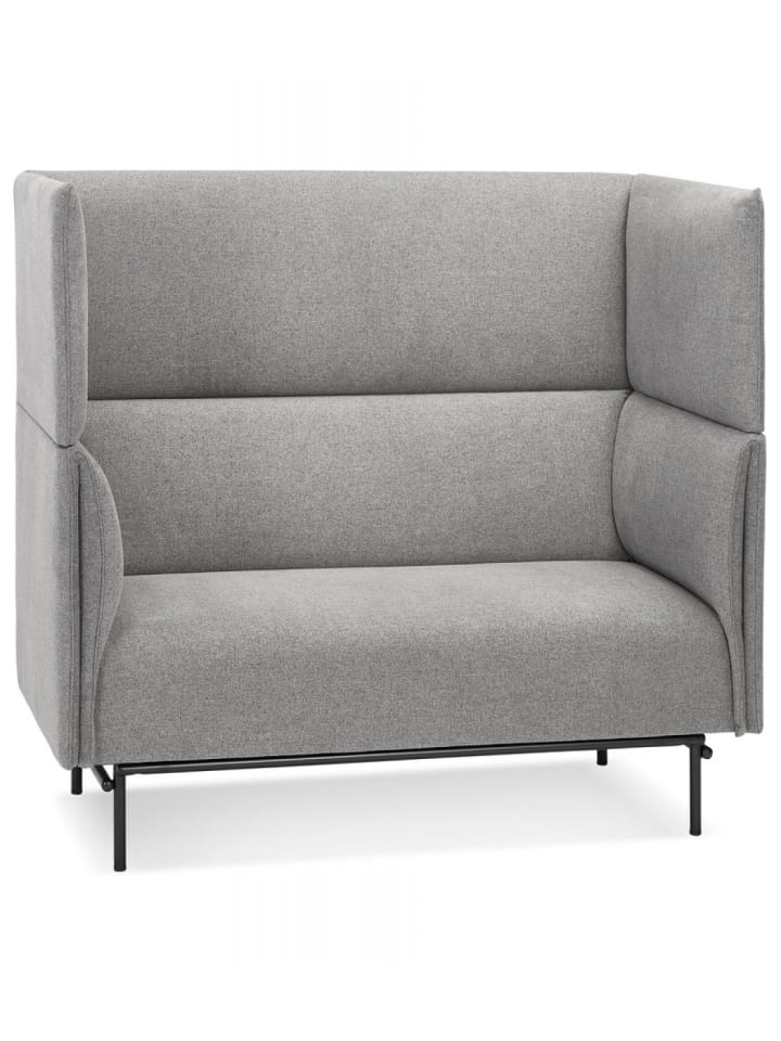 KADIMA DESIGN Rechtes Sofa aus Textil in Grau | Minimalistisch Modern in Grau günstig kaufen onesize
