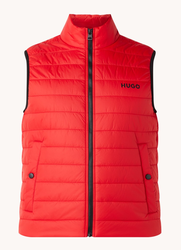 Pikowana kamizelka HUGO BOSS Bentino z logo