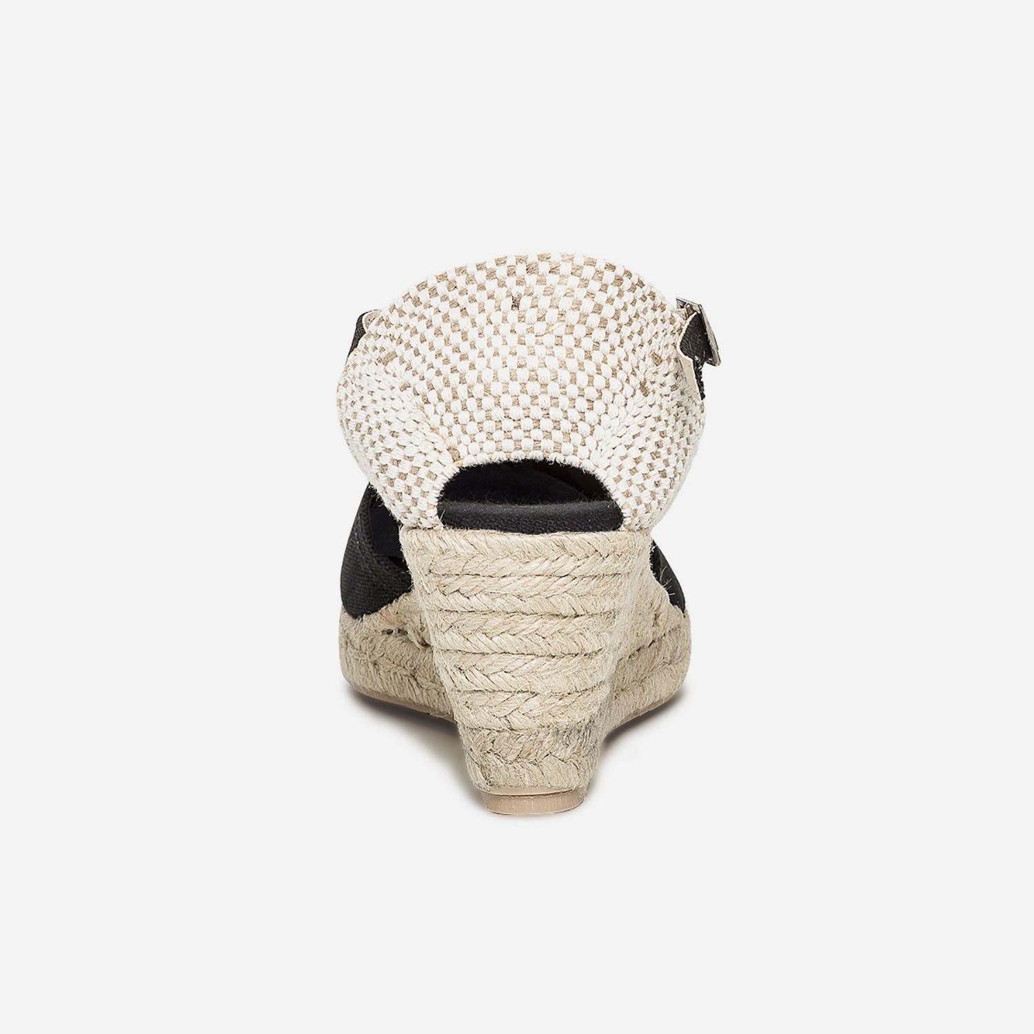 Espadrille compensée en toile