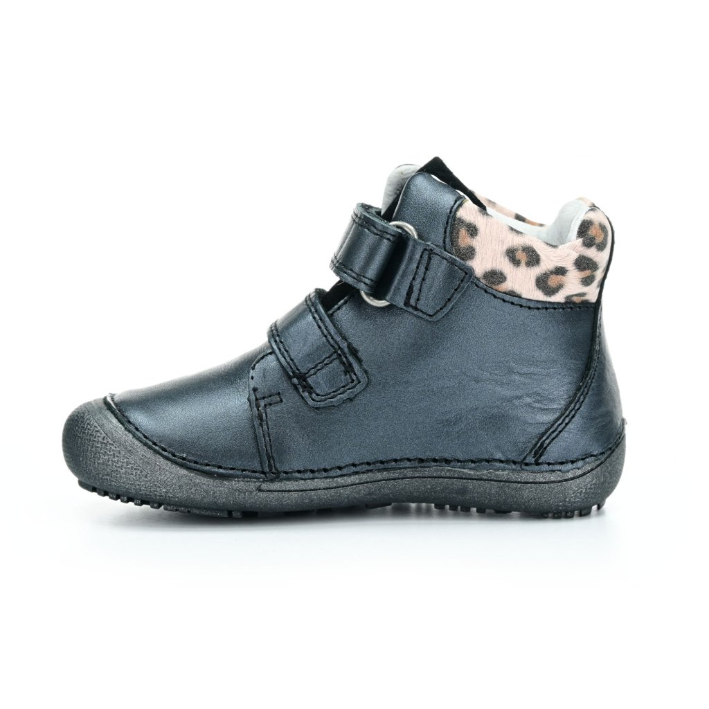 D.D.Step 318 Schwarze Barfuß-Stiefeletten (063)
