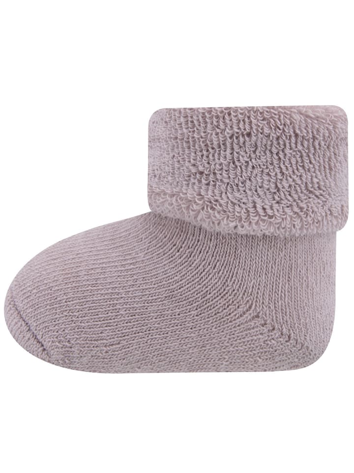 ewers 3er-Set Newborn Socken 3er Pack Uni/Ringel in latte-rosenrauch-dusty rose günstig kaufen onesize