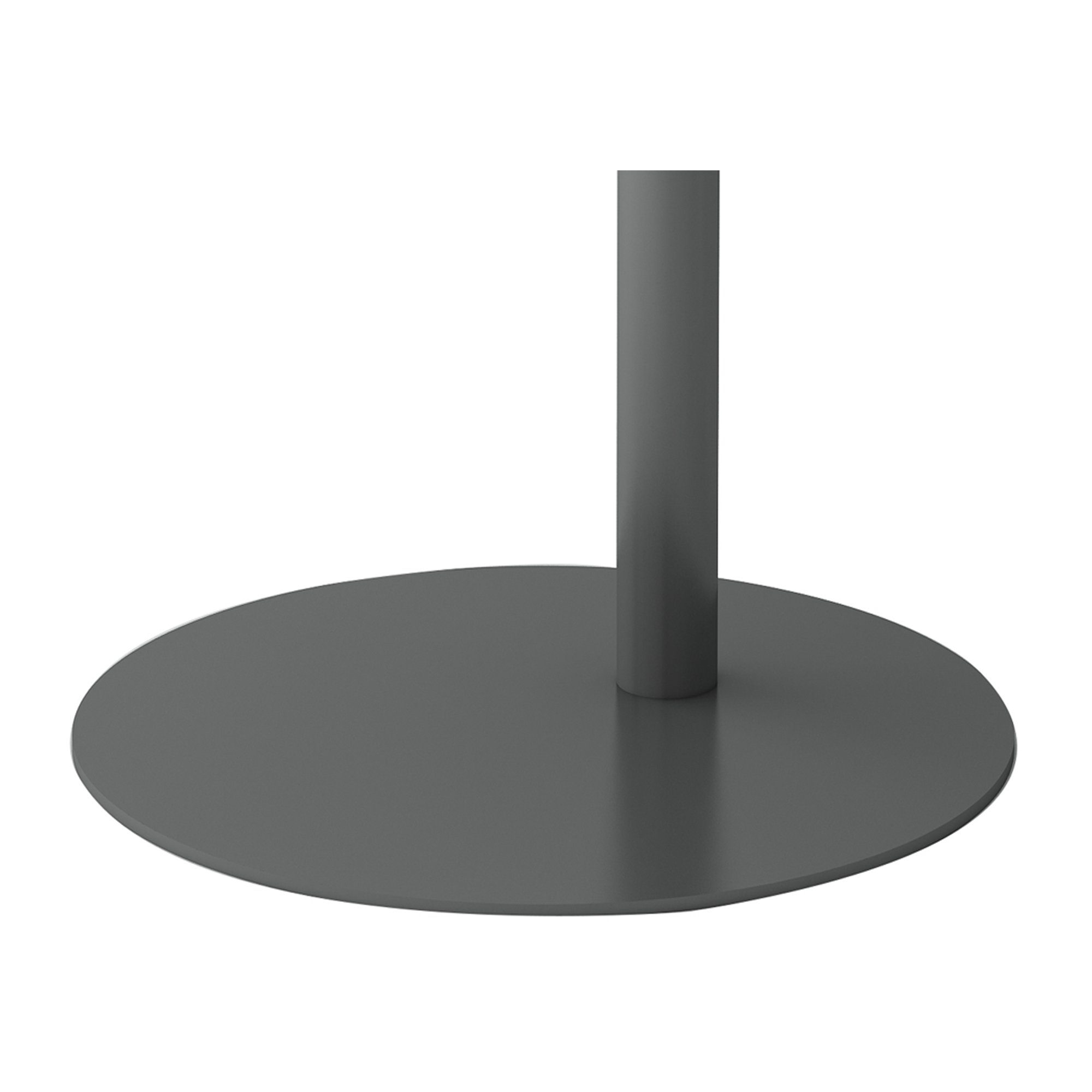 en.casa Beistelltisch, Nastätten Balkontisch aus Metall 50x50x38cm Grau, matt