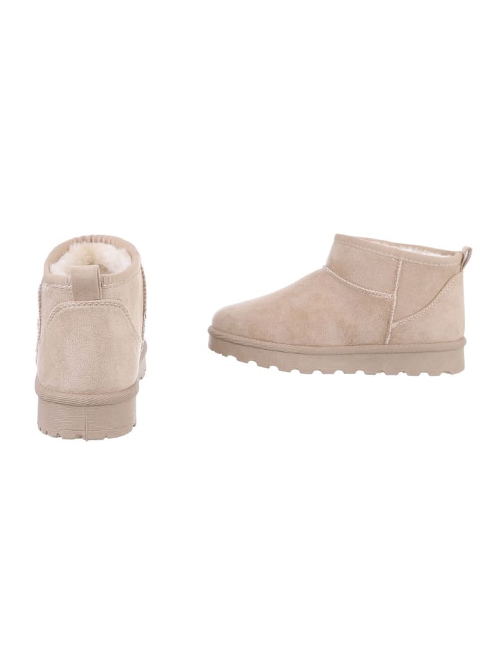 Ital-Design Stiefelette in Beige günstig kaufen