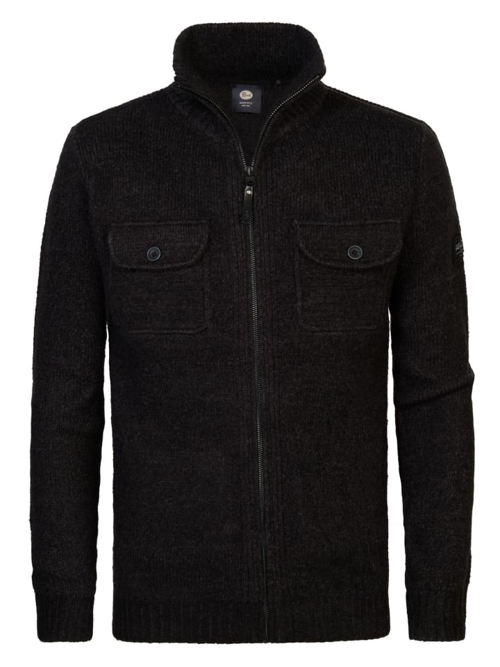 Petrol Industries Pullover in Schwarz günstig kaufen