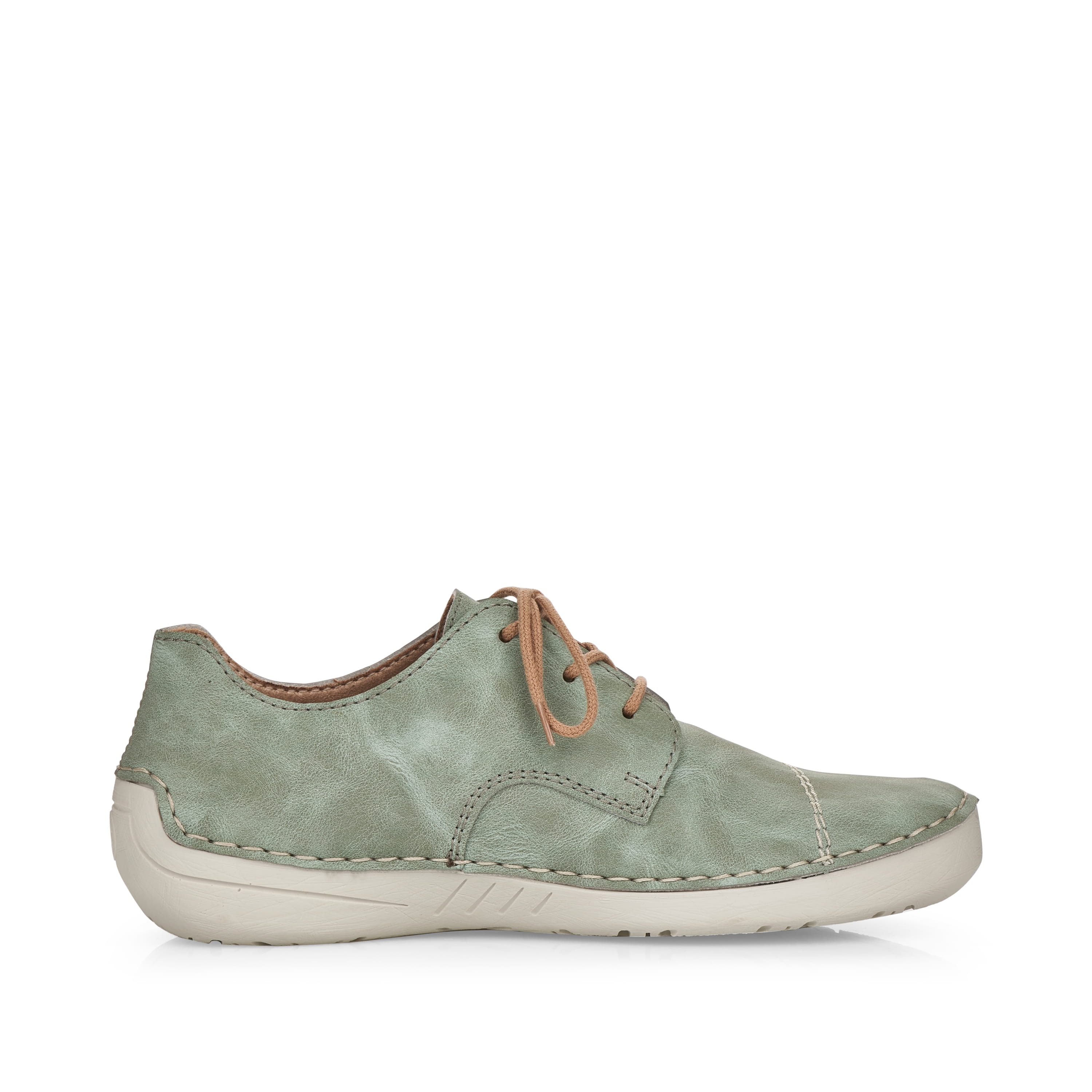 Rieker Damen Schnürschuhe grüngrau