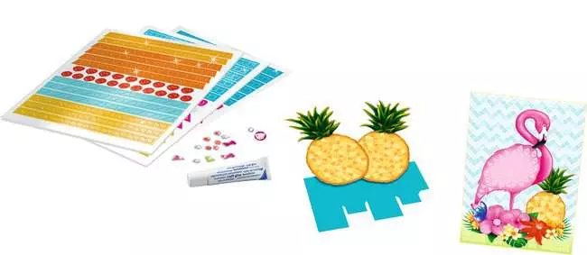 Mosaik Tropical - Bastelset für Kinder ab 7 Jahren