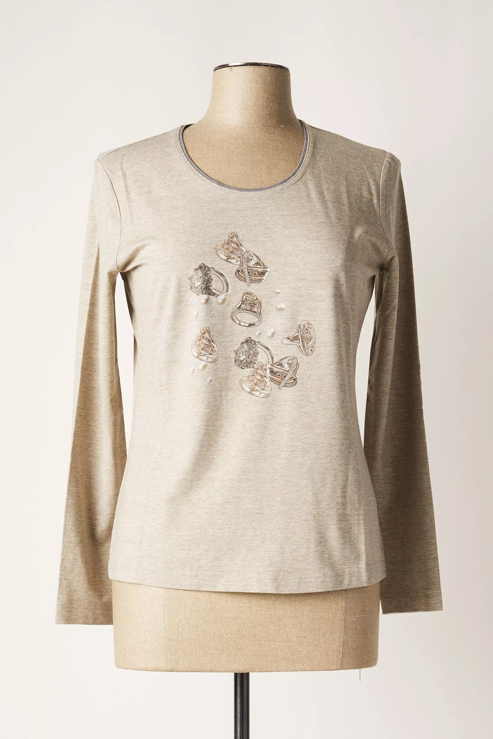 Eugen Klein Tshirts Femme couleur gris