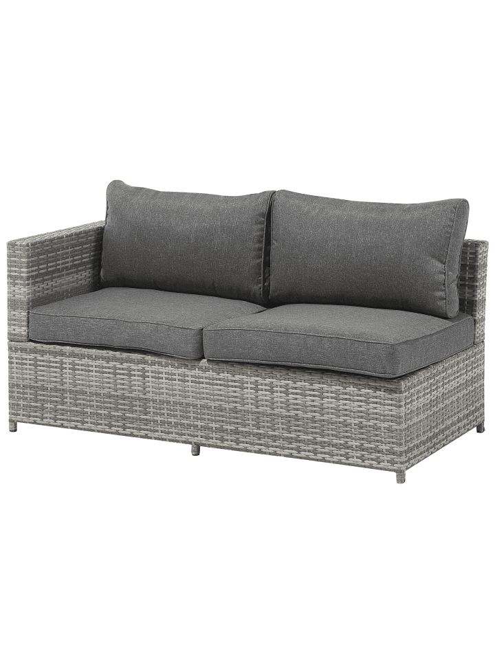 Beliani 2-tlg Lounge Set AVOLA in Grau günstig kaufen onesize