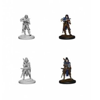 Elf Female Bard: Pathfinder Deep Cuts Unpainted Minis