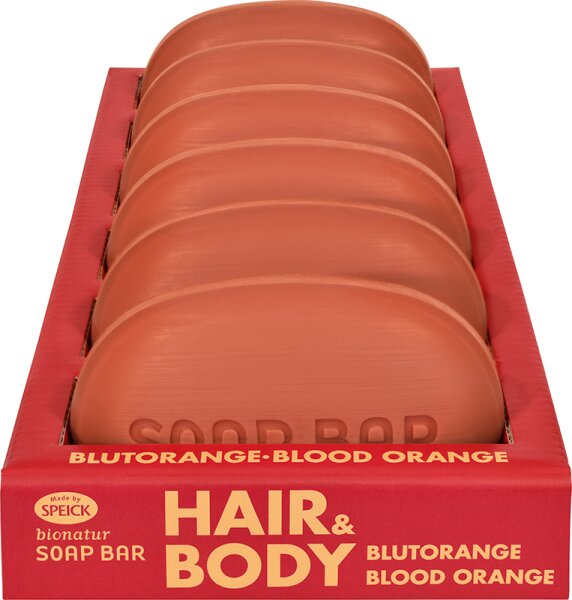 Speick Naturkosmetik Made by Speick Bionatur Soap Bar Blutorange Festes Shampoo