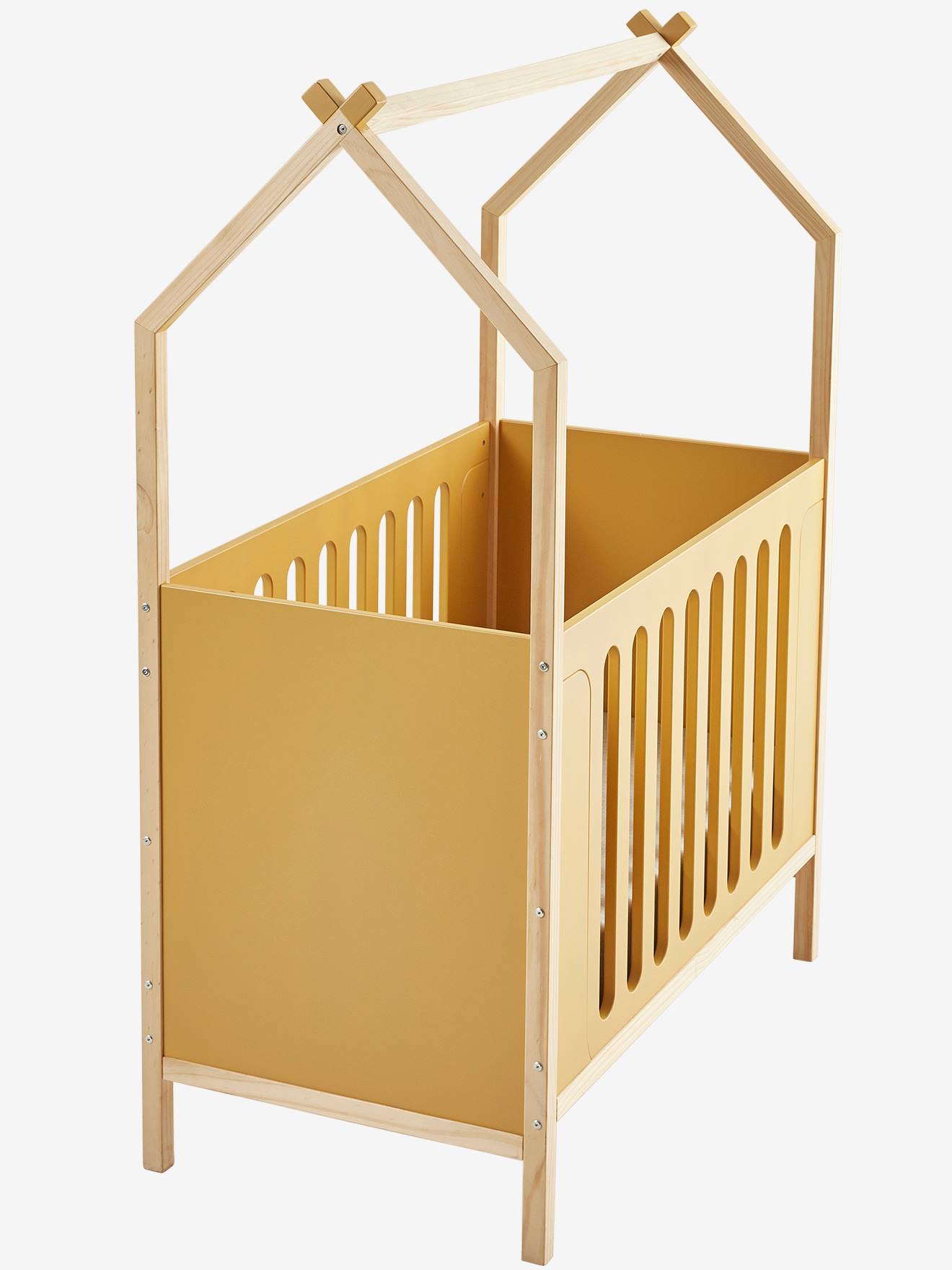 Vertbaudet Baby Kombi-Hausbett KOKOSNUSS - sand