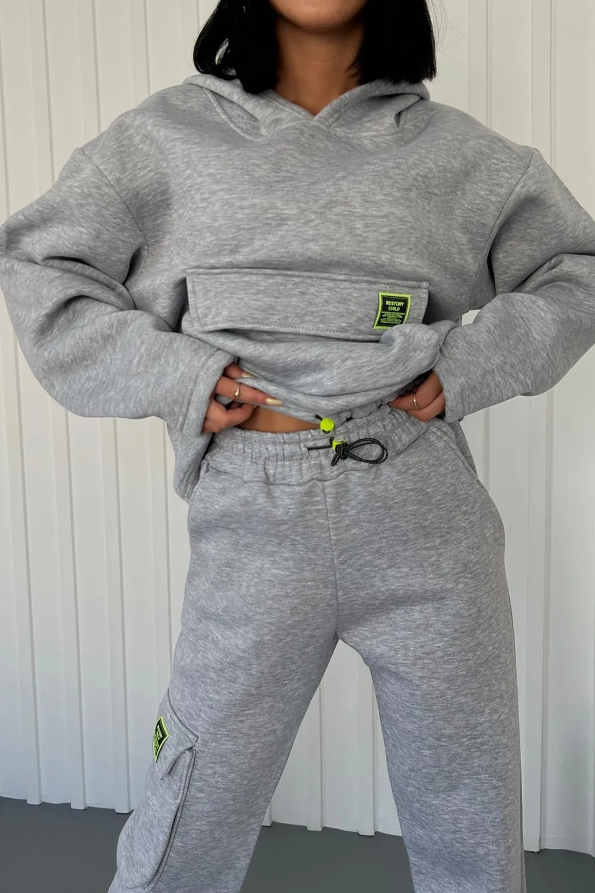 lovebox  Zweiteiler - Grau - Regular Fit