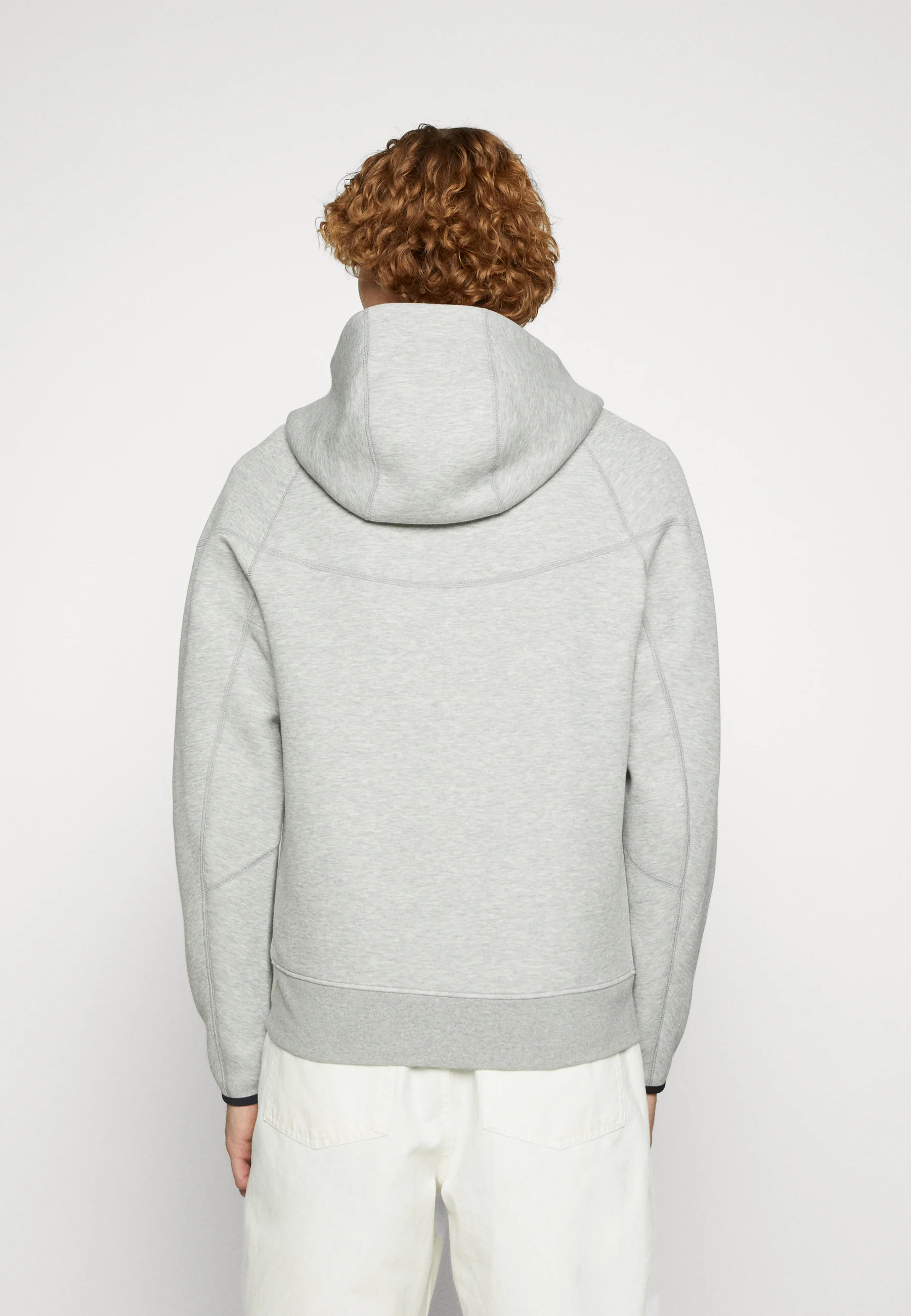 Sudadera Nike Sportswear con cremallera - gris jaspeado/negro