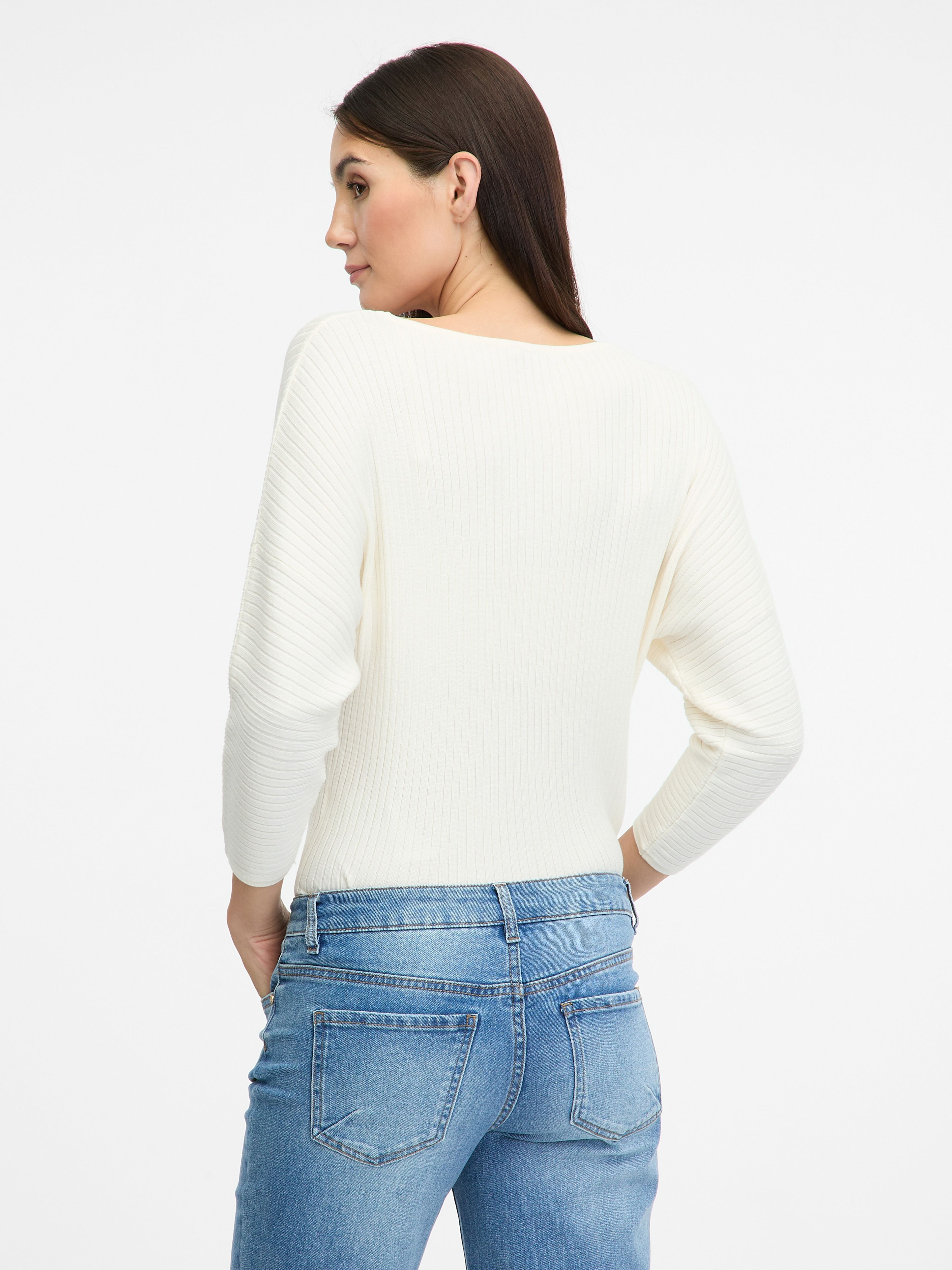 Cremefarbener Damenpullover ORSAY