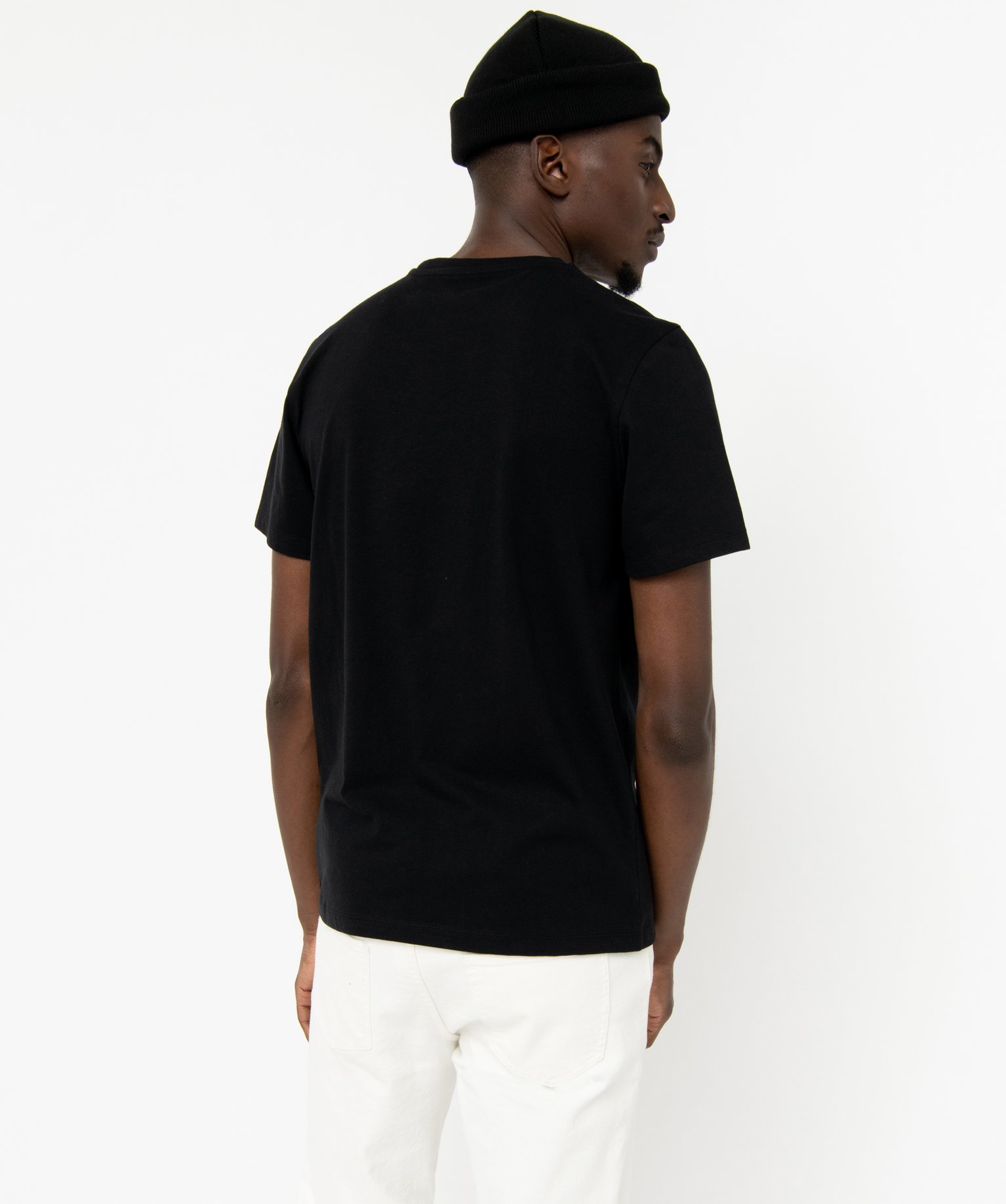 Tee-shirt à manches courtes imprimé homme - Roadsign noir | GEMO