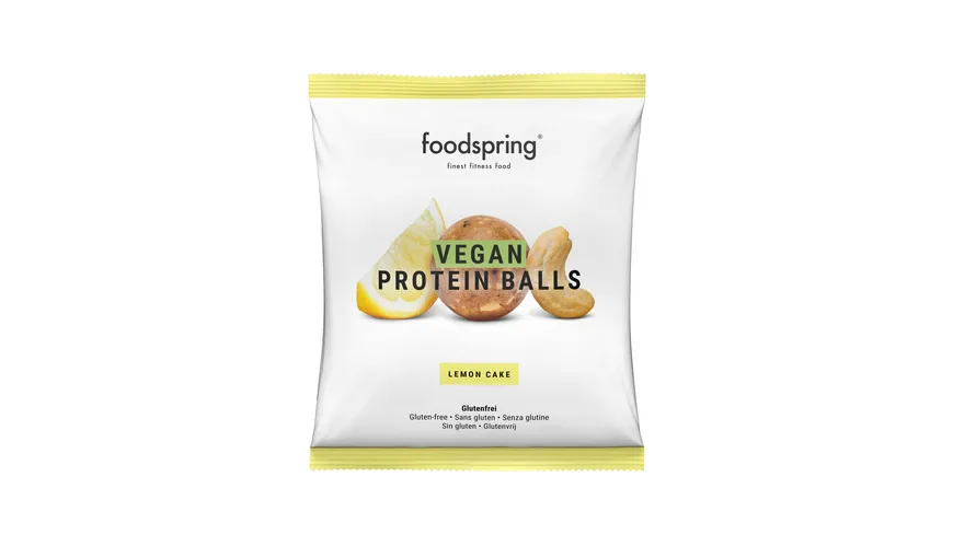 Foodspring Protein Balls Vegan Lemon Cake 40 g