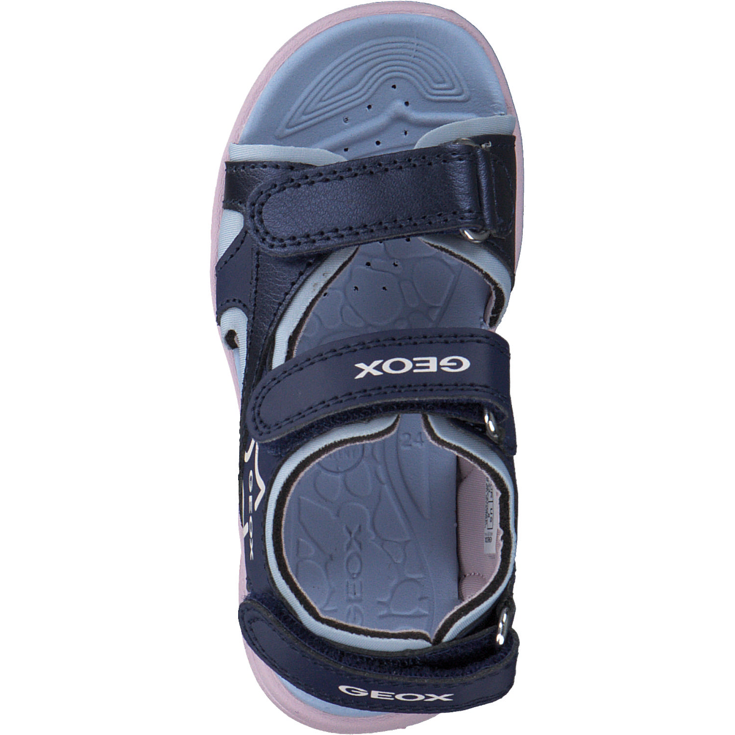 Geox J256AA, Sandalen (Kinder), Kinder, NAVY/PINK