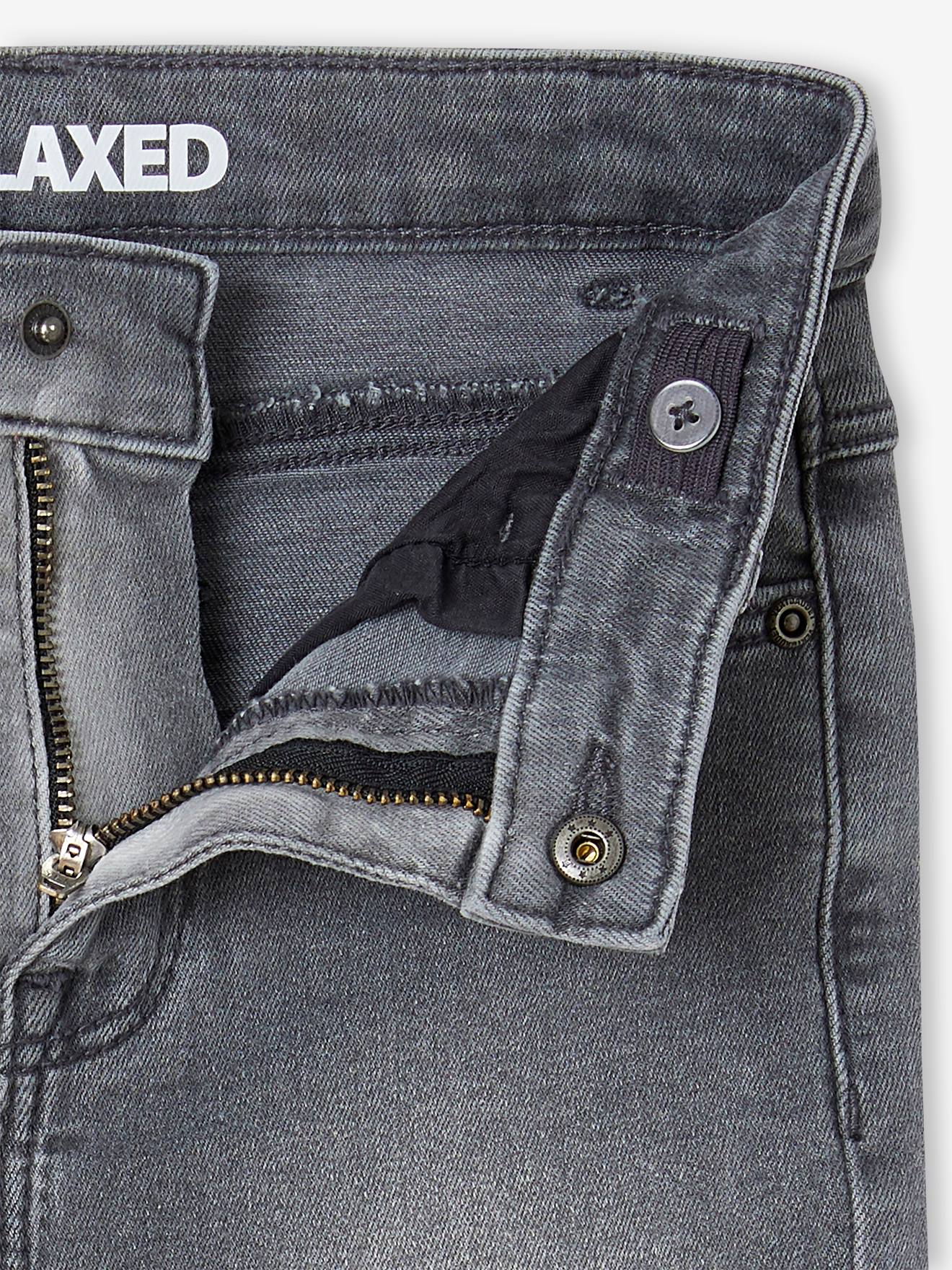 Vertbaudet Jungen Loose-Fit-Jeans Oeko-Tex - blue stone