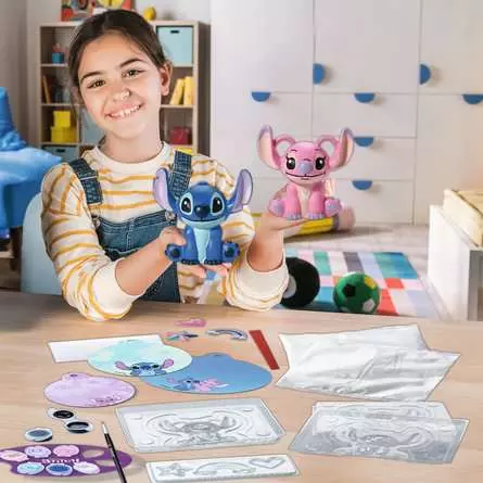 Bastelset DIY Gipsgießen Stitch - Bastelset für Kinder ab 7 Jahren