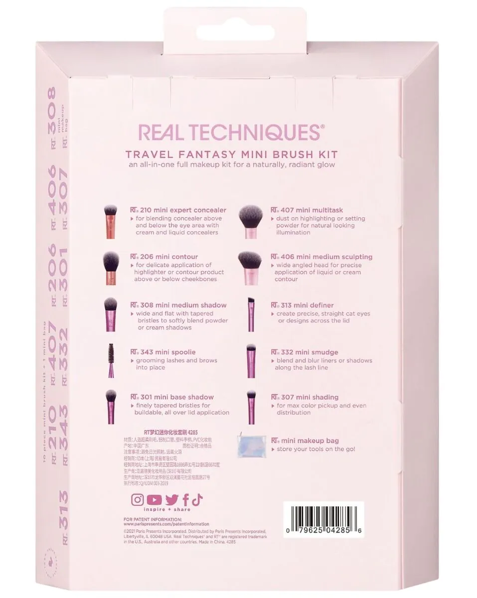 Real Techniques Travel Fantasy set mini četkica