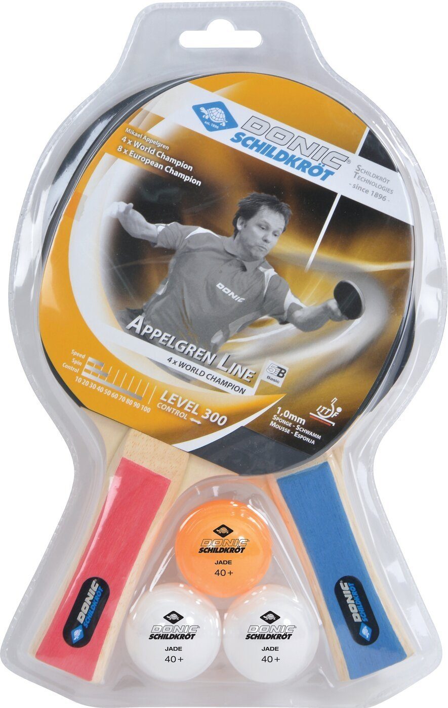 Donic-Schildkröt Tischtennisschläger TT-Set SOPO Level 300 im Blister