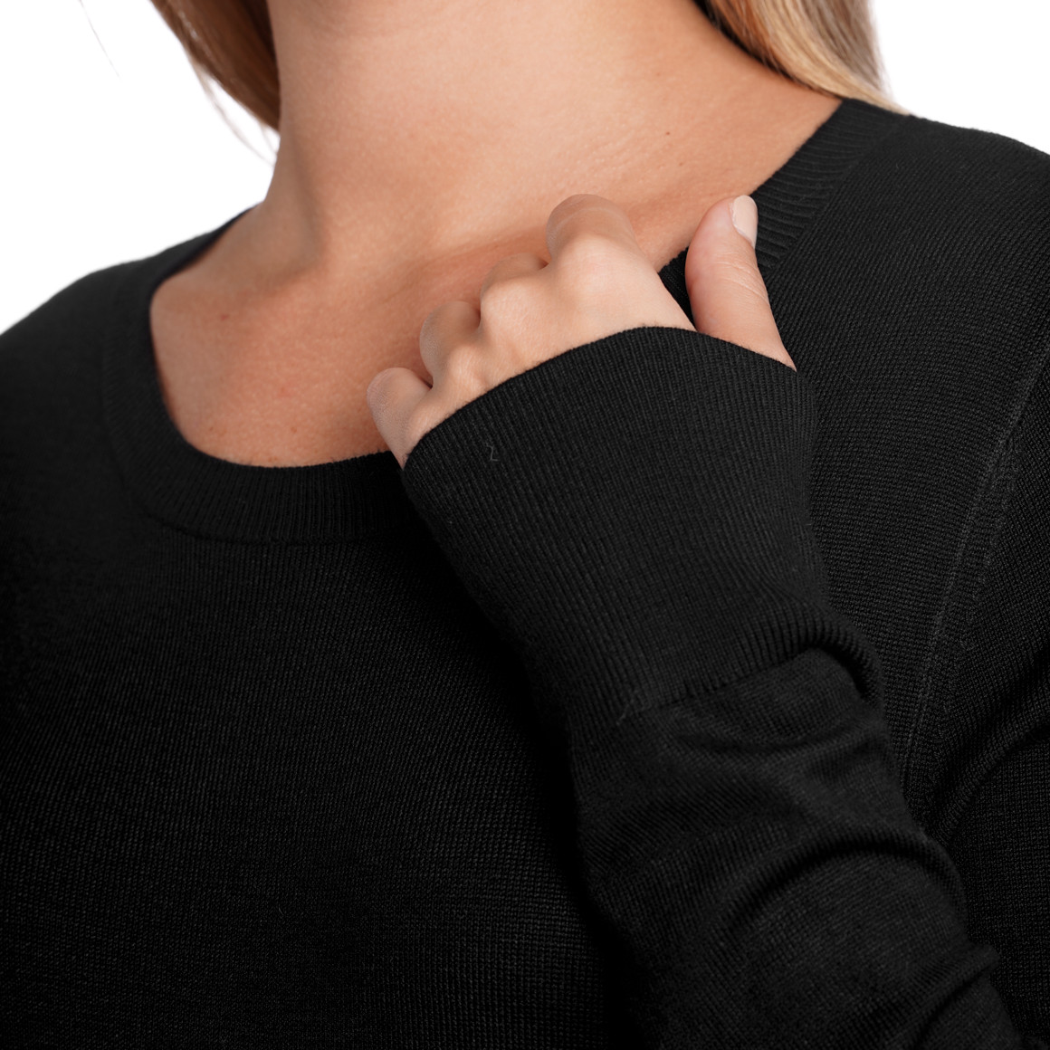 Damen Pullover aus Rippstrick
