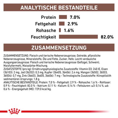 Royal Canin Veterinary Feline Gastrointestinal Moderate Calorie in Soße