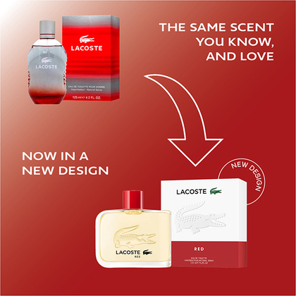 Lacoste Red Eau de Toilette Spray