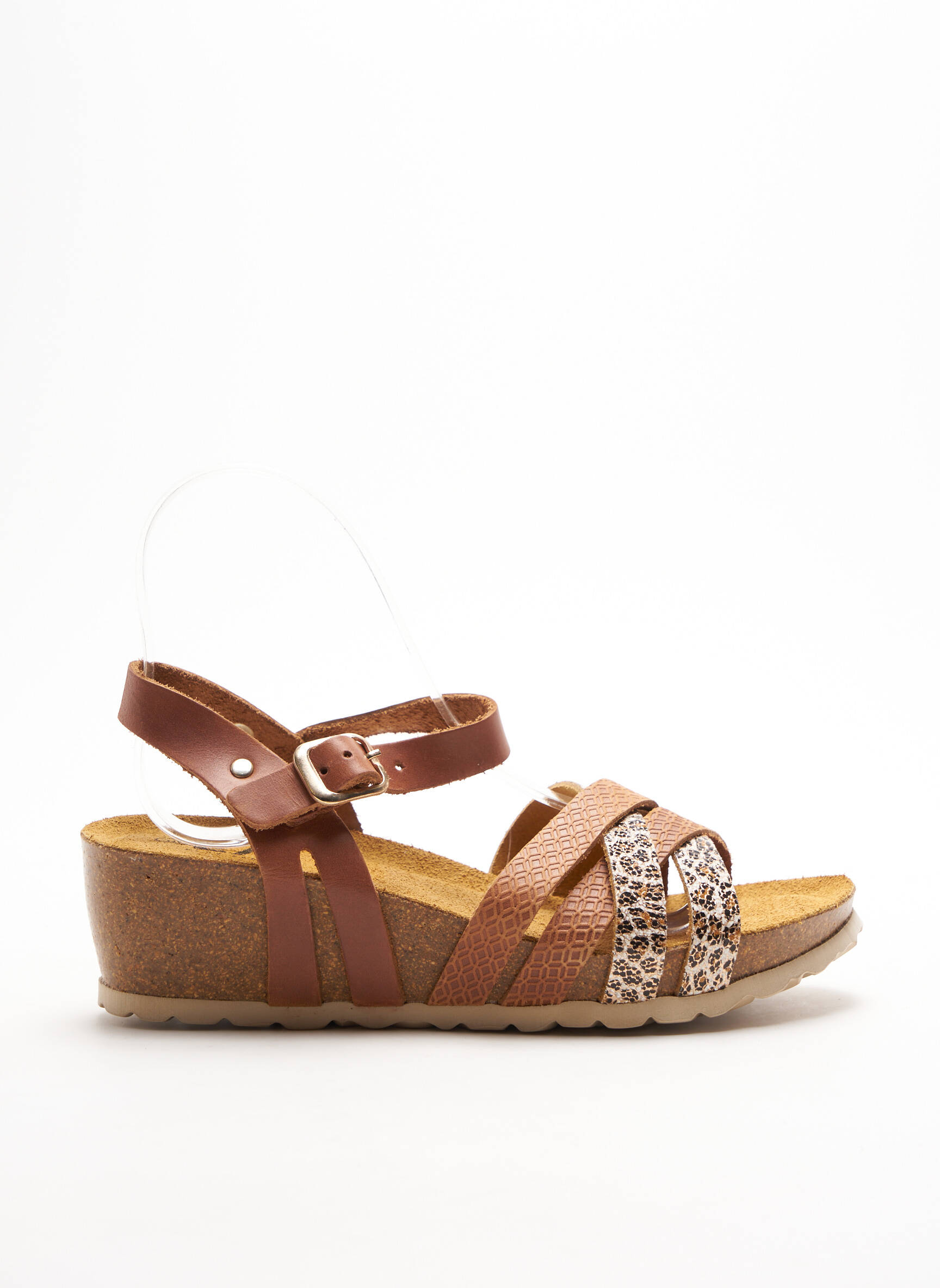 Elue Par Nous Sandales Nu Pieds Femme couleur marron