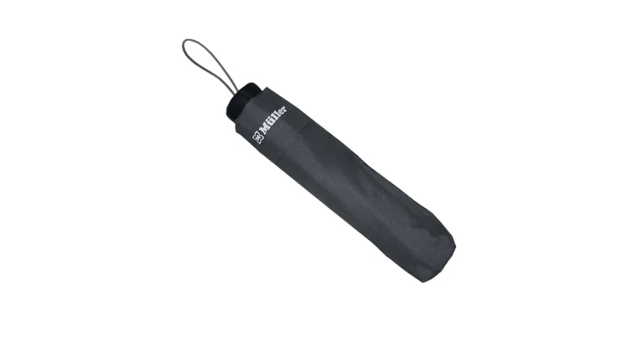 Müller Mini Regenschirm schwarz
