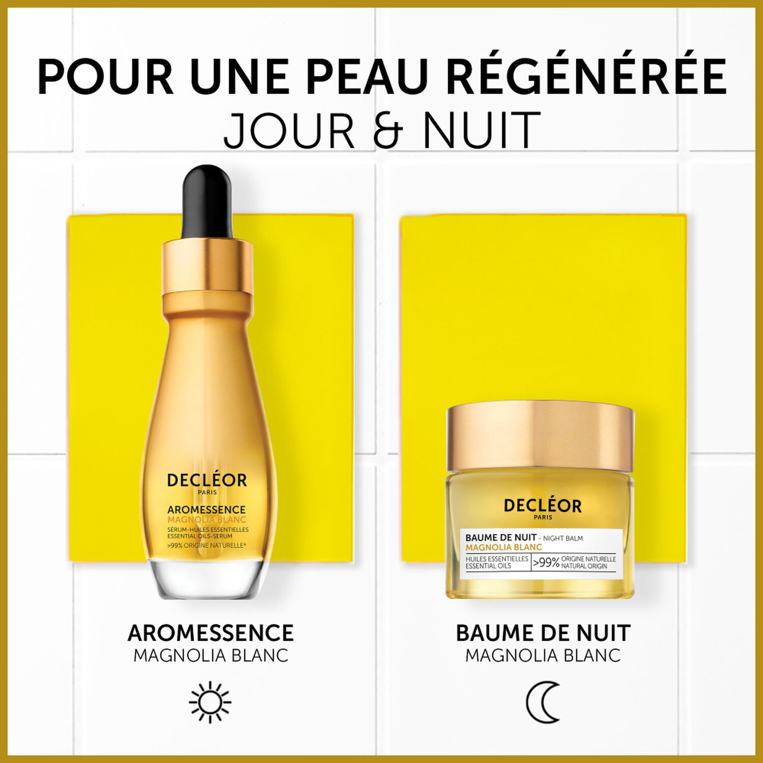Decléor Aromessence Sérum Huiles Essentielles Magnolia Blanc Sérum Visage Anti-Age Global 15 ml