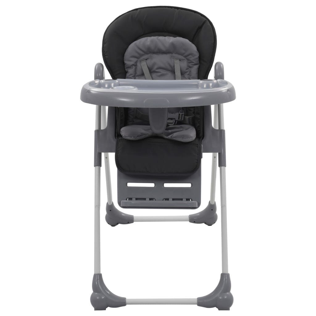 vidaXL Kombihochstuhl Babystuhl Hochstuhl Babysitz Kinderstuhl Kunststoff mit Tischablage Gr
